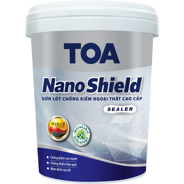 Sơn lót chống kiềm ngoại thất cao cấp Toa Nanoshield - 5L